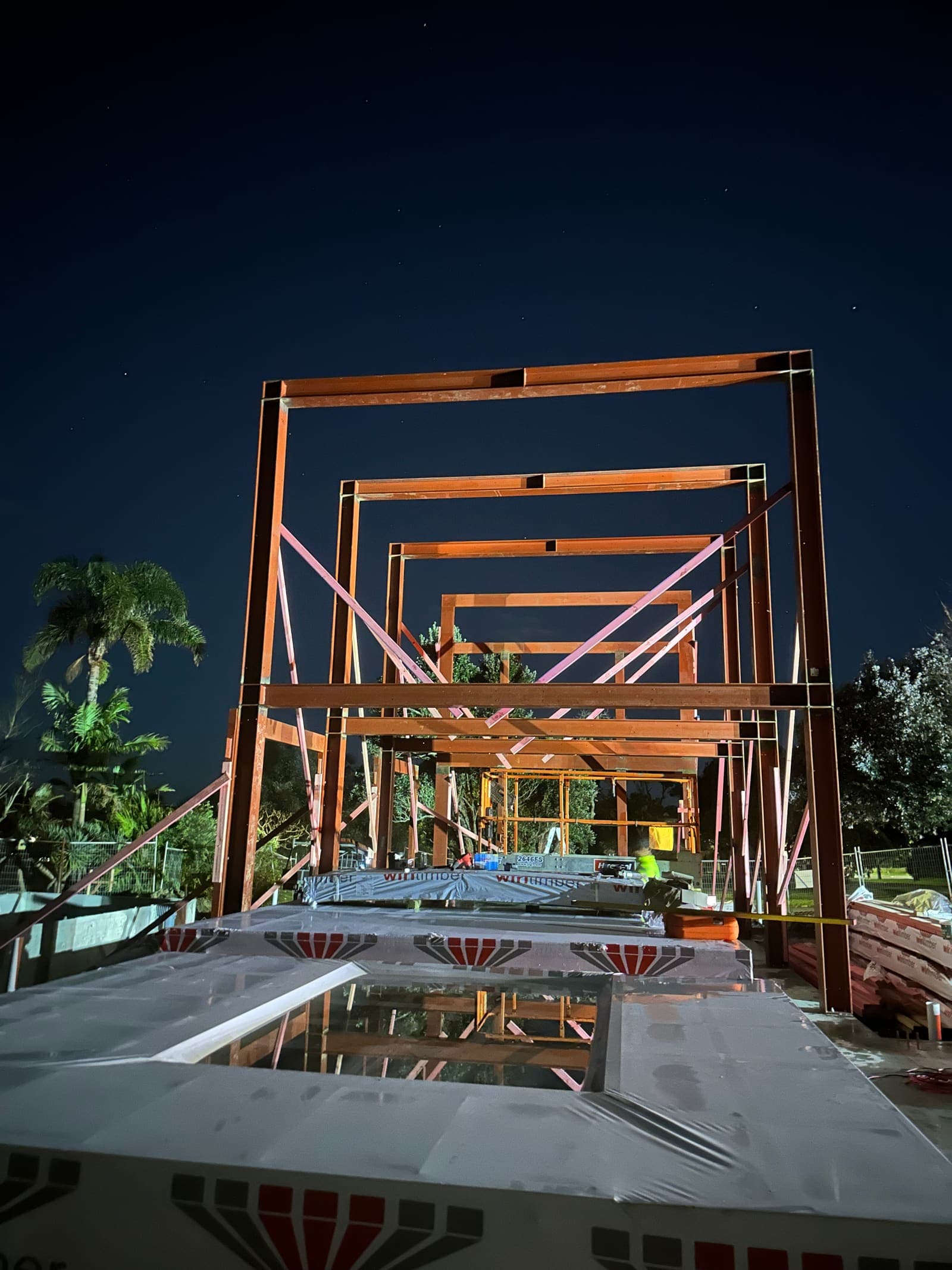 Structural steel fabrication project 2